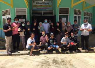 Bantu Pemerintah Lawan Covid-19, Pemuda Kecamatan Besulutu Lakukan Sosialisasi dan Penyemprotan Disinfektan