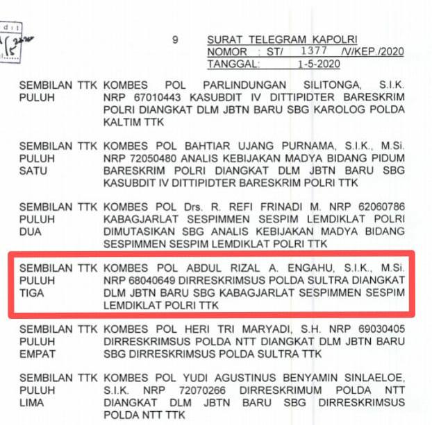 Selamat Datang Dirreskrimsus Polda Sultra yang Baru, PR Berat Menantimu