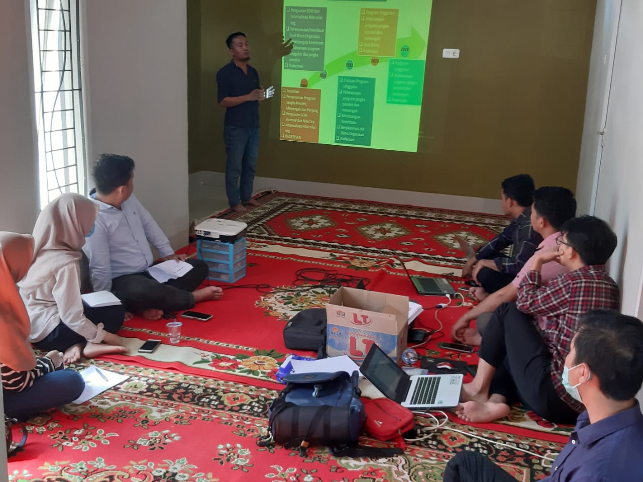 Perkuat Arah Perjuangan, Konawe Institute Focus Penguatan Internal Organisasi