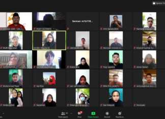 Terkini.id, Kendari ? Badan Eksekutif Mahasiswa (BEM) Fakultas Kehutanan dan Ilmu Lingkungan (FHIL) Universitas Halu Oleo (UHO) Berkolaborasi bersama Himpunan Mahasiswa Islam (HMI) Komisariat Persiapan FHIL Menggelar Kegiatan Webinar, Jum?at  23 Oktober 2020.