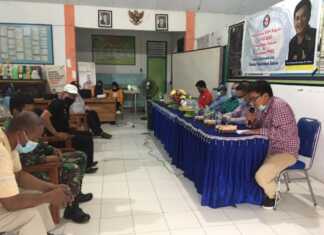 Saat Kegiatan Sosialisasi PHBS dan Penyuluhan Hukum