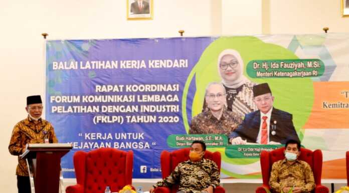 Ciptakan Tenaga Kerja Handal, BLK Kendari Gelar Rakor Bersama Pelaku Industri BLK Kendari