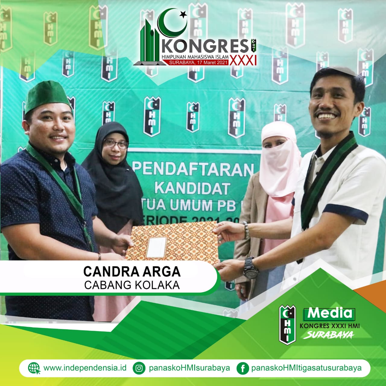 Didukung 40 Cabang, Chandra Arga Maju Kandidat Caketum PB HMI