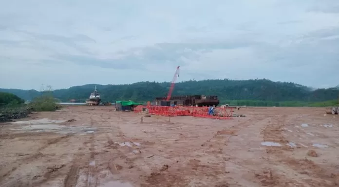 Galangan Kapal PT. Dokmor di Lapuko Akui Belum Kantongi Izin Operasional