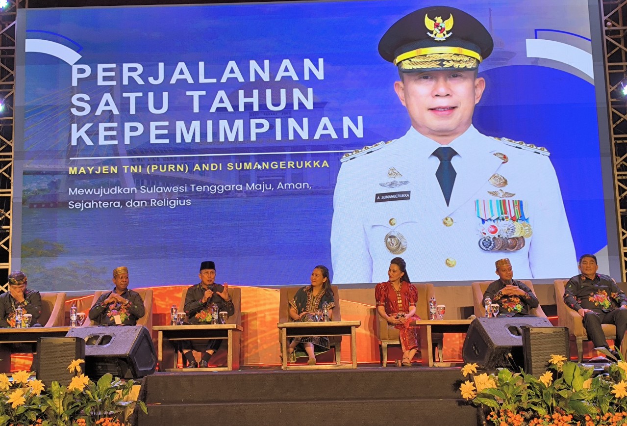 Dari Wawonii ke Kursi Gubernur, Andi Sumangerukka Bicara Pengabdian di Forum PSBM Makassar