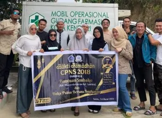 Peduli Sesama di Bulan Suci, CPNS Pemkot Kendari Bagikan 76 Paket Sembako CPNS Kendari