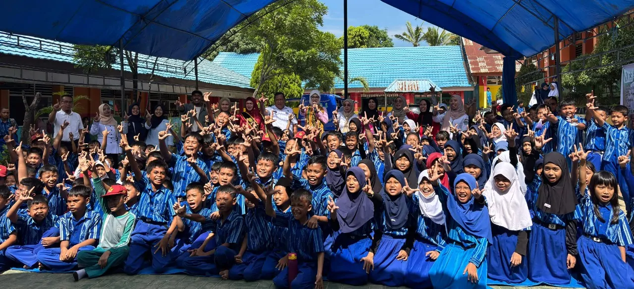GEMA MOBASA di SDN 52 Kendari, Bunda Literasi Tekankan Peran Keluarga dalam Krisis Minat Baca