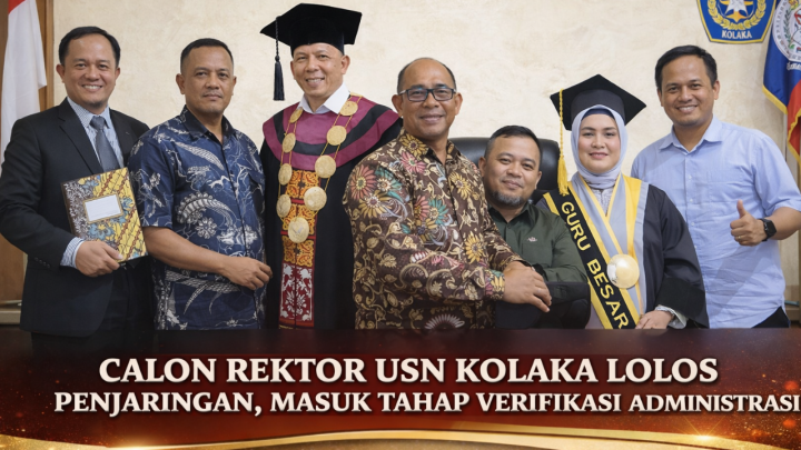Tujuh Calon Rektor USN Kolaka Lolos Penjaringan, Masuk Tahap Verifikasi Administrasi