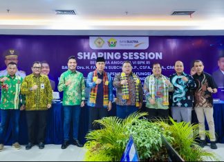 Gubernur Andi Sumangerukka Minta BPK RI Perkuat Sistem Keamanan Siber Bank Sultra Andi Sumangerukka