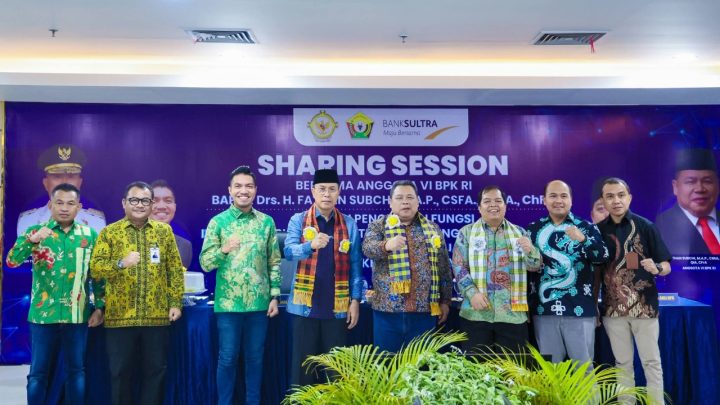 Gubernur Andi Sumangerukka Minta BPK RI Perkuat Sistem Keamanan Siber Bank Sultra Andi Sumangerukka