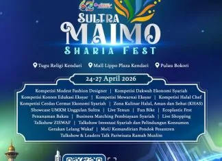 BI Sultra dan Pemprov Hadirkan Maimo Sharia Fest 2026 di Tiga Lokasi Strategis BI Sultra