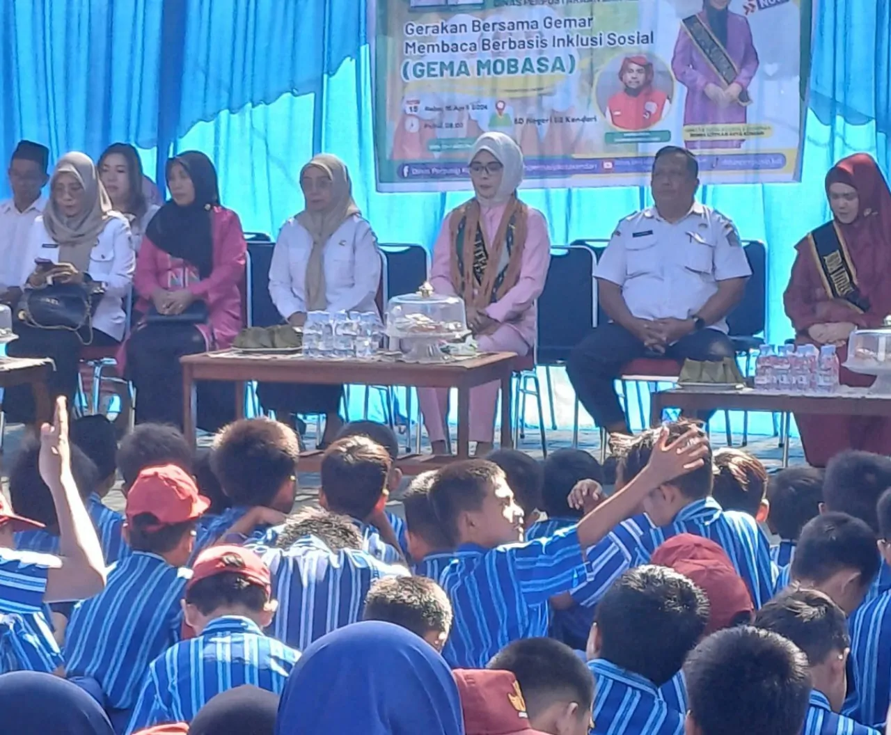 GEMA MOBASA di SDN 52 Kendari, Bunda Literasi Tekankan Peran Keluarga dalam Krisis Minat Baca