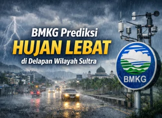 Cuaca Ekstrem Ancam Sulawesi Tenggara 10-16 April 2026, Ini Daerah Berstatus Waspada #kolaka