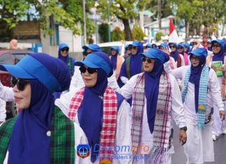 BKMT Kolaka Ramaikan Kirab Sambut Milad ke-45 BKMT di Kendari BKMT Kolaka
