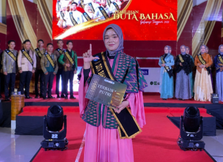 Nurhalisa, Mahasiswi Sastra Inggris UHO Raih Terbaik I Duta Bahasa Sultra 2026 universitas halu oleo