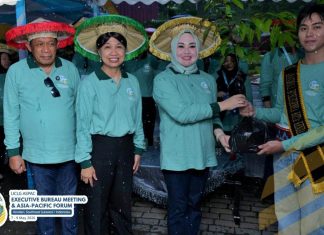 Delegasi UCLG ASPAC 2026 Tanam Pohon di Kebun Raya Kendari, Perkuat Komitmen Kota Hijau UCLG ASPAC 2026