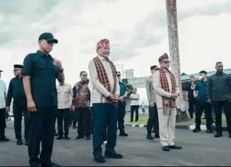 Tiga Menteri Kabinet Merah Putih Tiba di Kendari, Disambut Langsung Gubernur Sultra Andi Sumangerukka