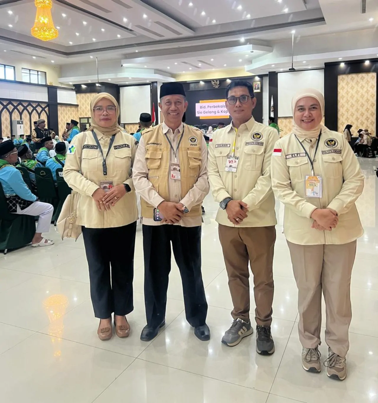 Dinkes Sultra Dampingi Pemeriksaan Kesehatan Jamaah Haji Kloter 32 di Embarkasi Makassar