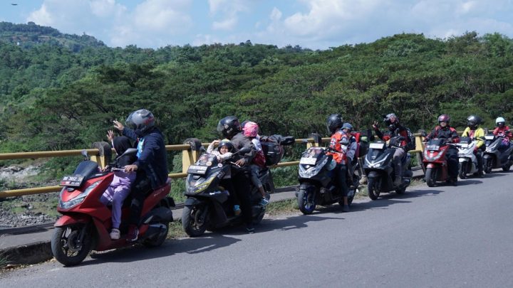Riding, Camping dan Team Building Warnai PCX160 Bikers Playland Asmo Sulsel di Gowa PCX160 Bikers Playland Gowa