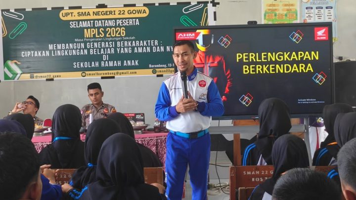 Asmo Sulsel Gandeng Polres Gowa Perkuat Edukasi Keselamatan Berkendara bagi Pelajar Asmo Sulsel