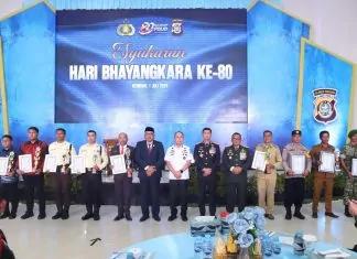 Hari Bhayangkara ke-80, Gubernur Andi Sumangerukka Puji Dedikasi Polda Sultra Hari Bhayangkara ke-80