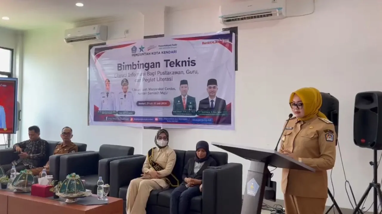 Pemkot Kendari Perkuat Budaya Literasi Lewat Bimtek bagi Pustakawan, Guru, dan Pegiat Literasi