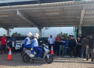 Asmo Sulsel Kenalkan Honda CUV-e kepada Karyawan PT Indofood Lewat Sesi Praktik Berkendara Honda CUV-e