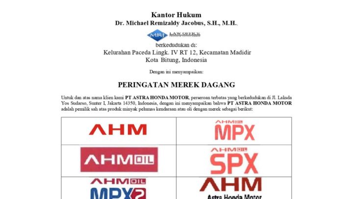 AHM Perkuat Pengawasan Oli Palsu, Asmo Sulsel Intensifkan Edukasi Penggunaan Pelumas Asli oli palsu Honda