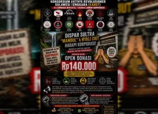 KARST Soroti Akses Wisata Air Terjun Routa, Donasi Rp140 Ribu untuk Dispar Sultra Air Terjun Routa
