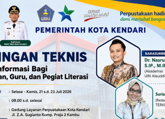Perkuat Ekosistem Literasi, Dinas Perpustakaan & Kearsipan Kendari Gelar Bimtek bagi Pustakawan, Guru, dan Pegiat Literasi Bimtek Literasi Informasi Kota Kendari